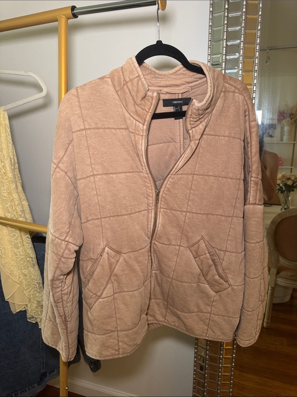 Forever 21 Quilted Puffer Jacket